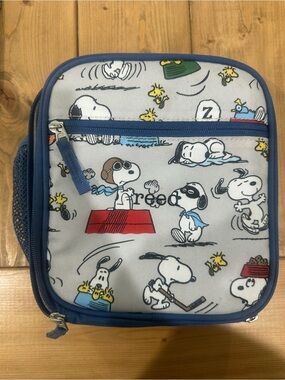 Pottery Barn Kids Blue and White Snoopy Lunchbox